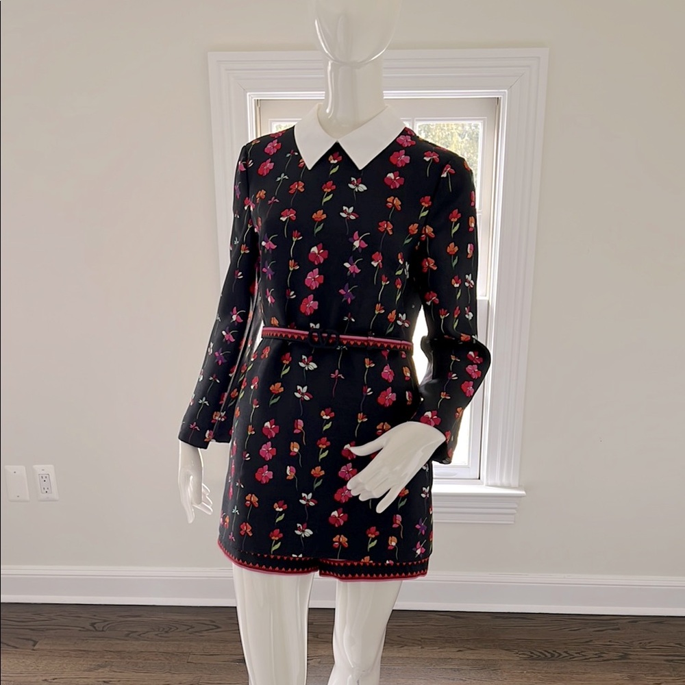 Authentic Velentino Floral Print Collared Playsuit